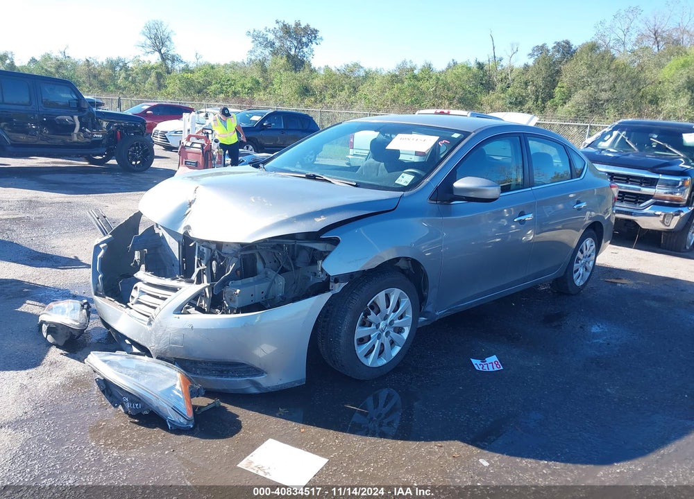 2013 NISSAN SENTRA SV VIN: 3N1AB7AP8DL681958