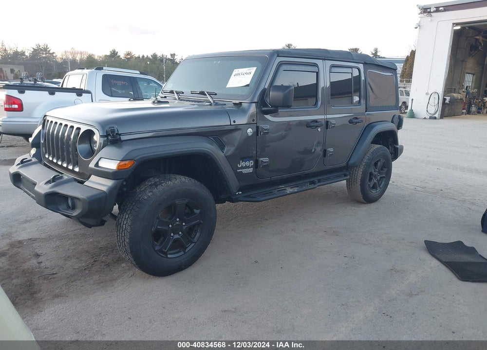 2018 JEEP WRANGLER UNLIMITED SPORT S 4X4 VIN: 1C4HJXDGXJW159557