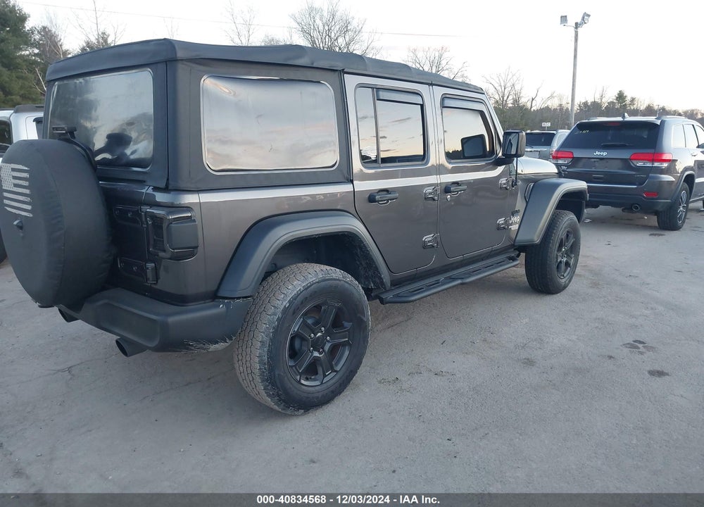 2018 JEEP WRANGLER UNLIMITED SPORT S 4X4 VIN: 1C4HJXDGXJW159557