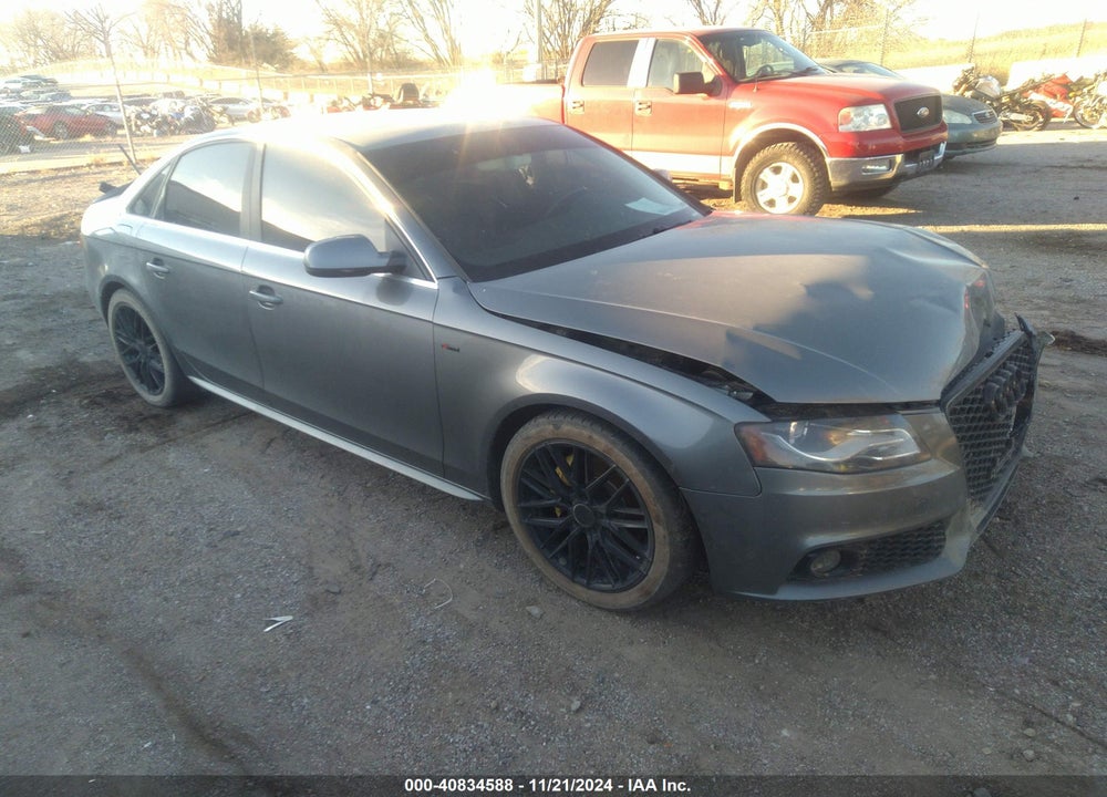 2012 AUDI A4 2.0T PREMIUM VIN: WAUFFAFL6CA119926