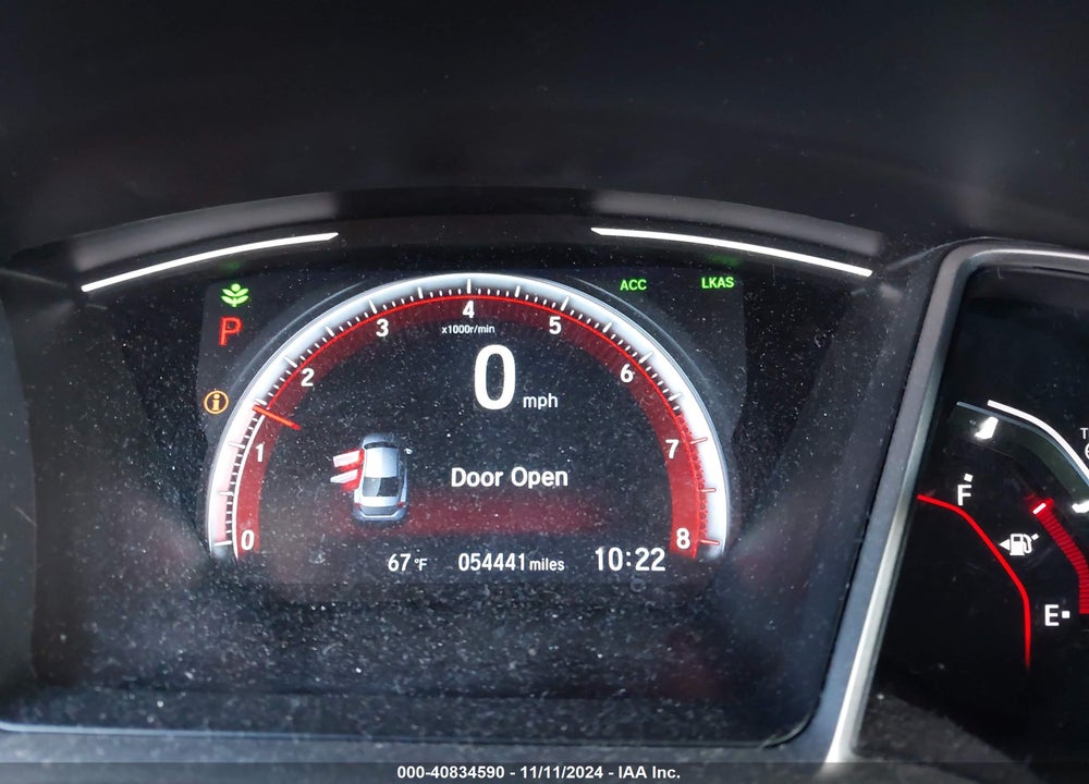 2019 HONDA CIVIC SPORT VIN: 19XFC2F87KE044162
