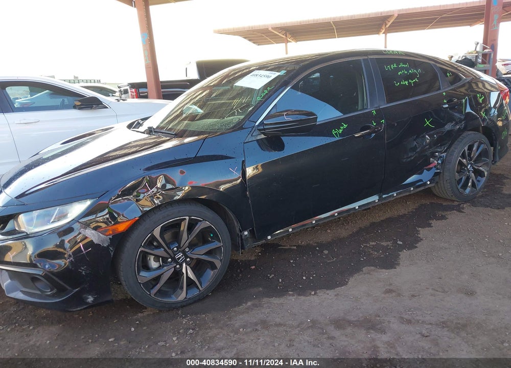 2019 HONDA CIVIC SPORT VIN: 19XFC2F87KE044162