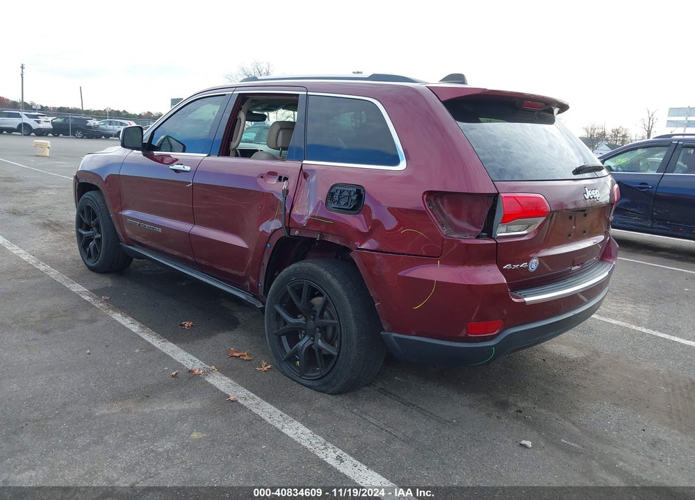 2017 JEEP GRAND CHEROKEE LIMITED 4X4 VIN: 1C4RJFBG4HC807682