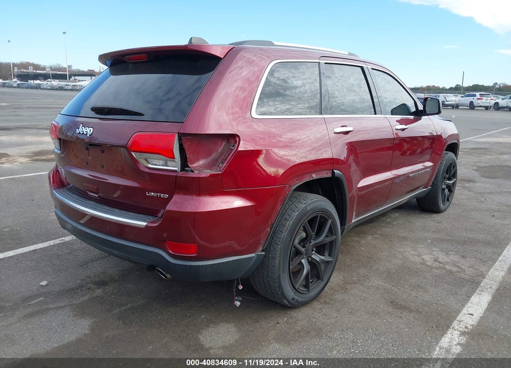 2017 JEEP GRAND CHEROKEE LIMITED 4X4 VIN: 1C4RJFBG4HC807682
