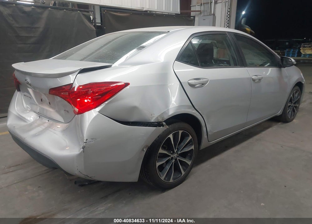 2018 TOYOTA COROLLA SE VIN: 2T1BURHE0JC099122