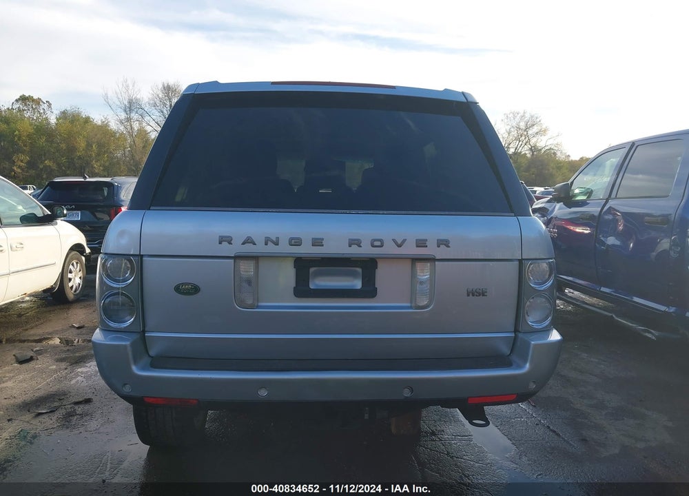 2006 LAND ROVER RANGE ROVER HSE VIN: SALME15496A230930