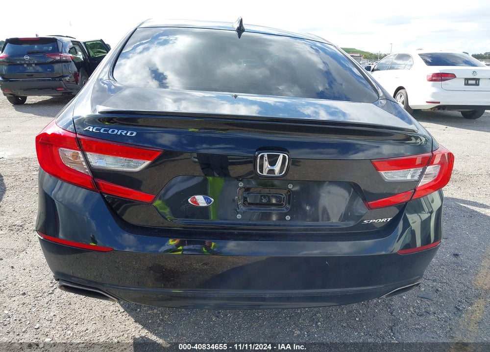 2022 HONDA ACCORD SPORT VIN: 1HGCV1F35NA115931