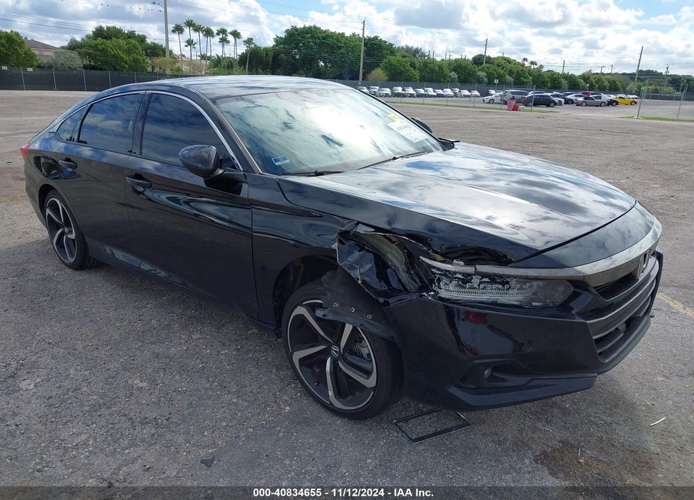 2022 HONDA ACCORD SPORT VIN: 1HGCV1F35NA115931