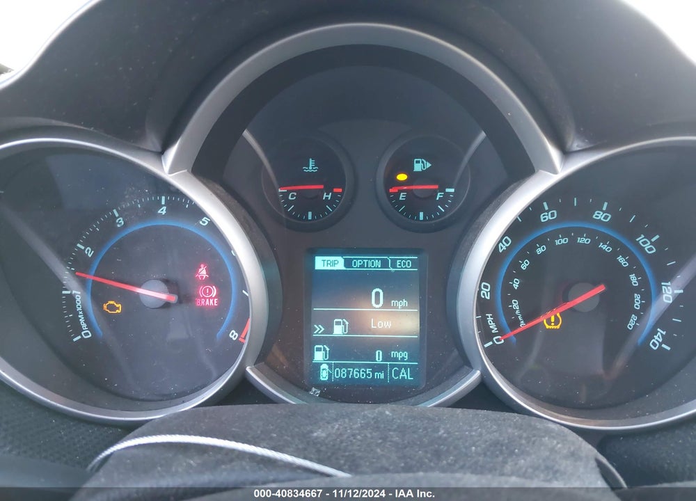 2013 CHEVROLET CRUZE ECO MANUAL VIN: 1G1PJ5SB3D7121022