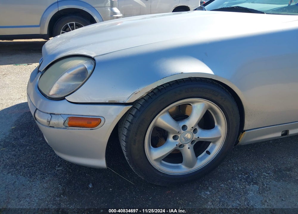 2001 MERCEDES-BENZ SLK 320 VIN: WDBKK65F21F177987