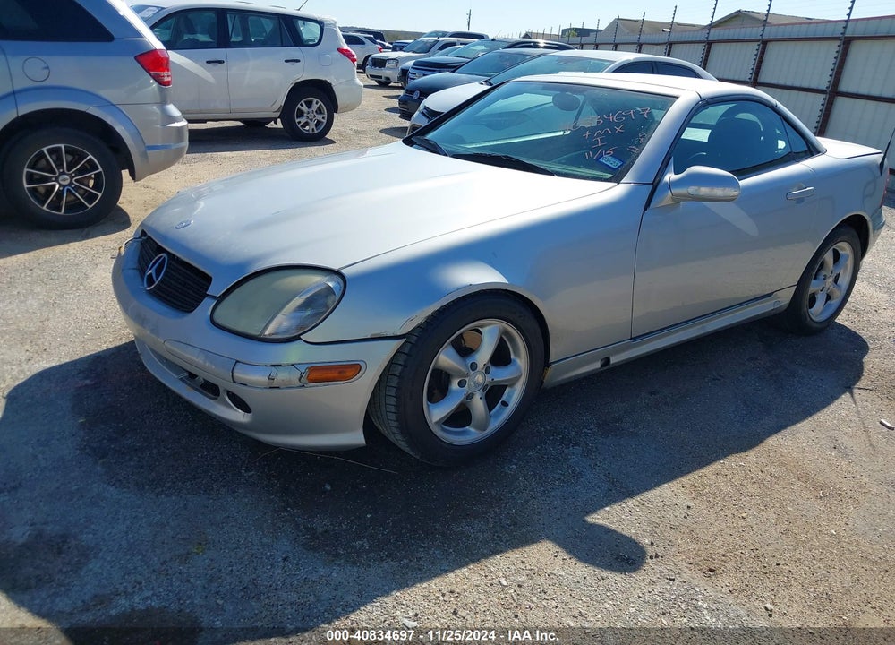 2001 MERCEDES-BENZ SLK 320 VIN: WDBKK65F21F177987