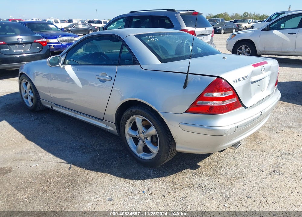 2001 MERCEDES-BENZ SLK 320 VIN: WDBKK65F21F177987