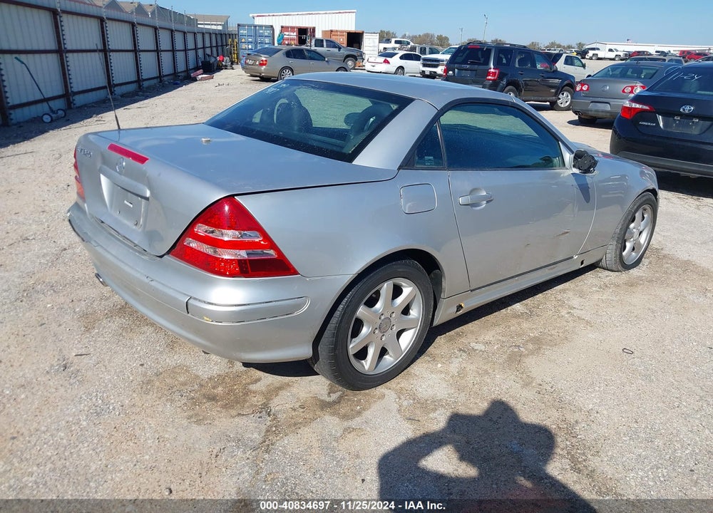 2001 MERCEDES-BENZ SLK 320 VIN: WDBKK65F21F177987