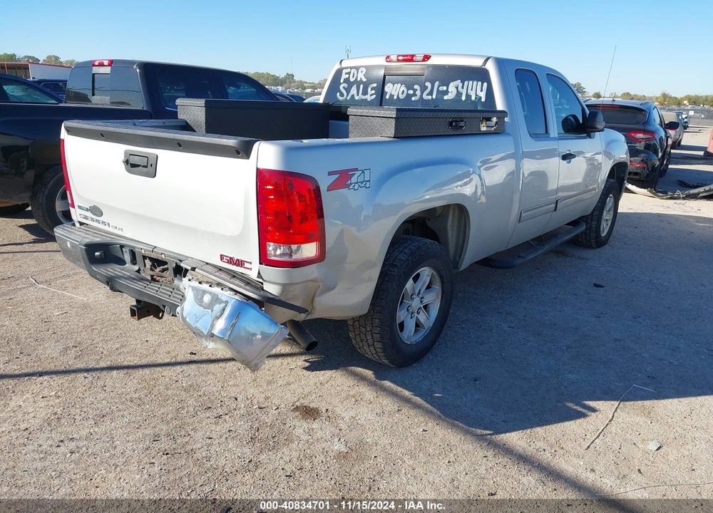 2011 GMC SIERRA 1500 SLE VIN: 1GTR2VE35BZ428033