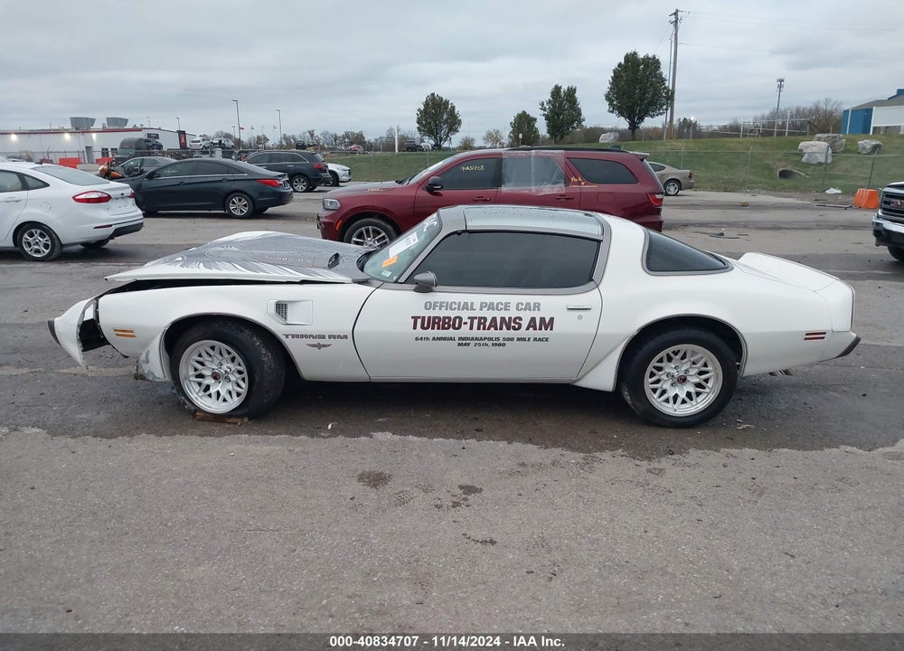 1980 PONT FIREBIRD TRANS AM SE VIN: 2X87TAN132948