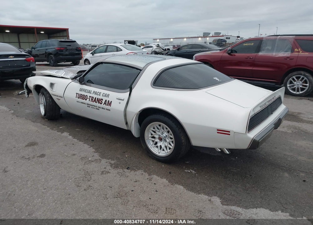 1980 PONT FIREBIRD TRANS AM SE VIN: 2X87TAN132948