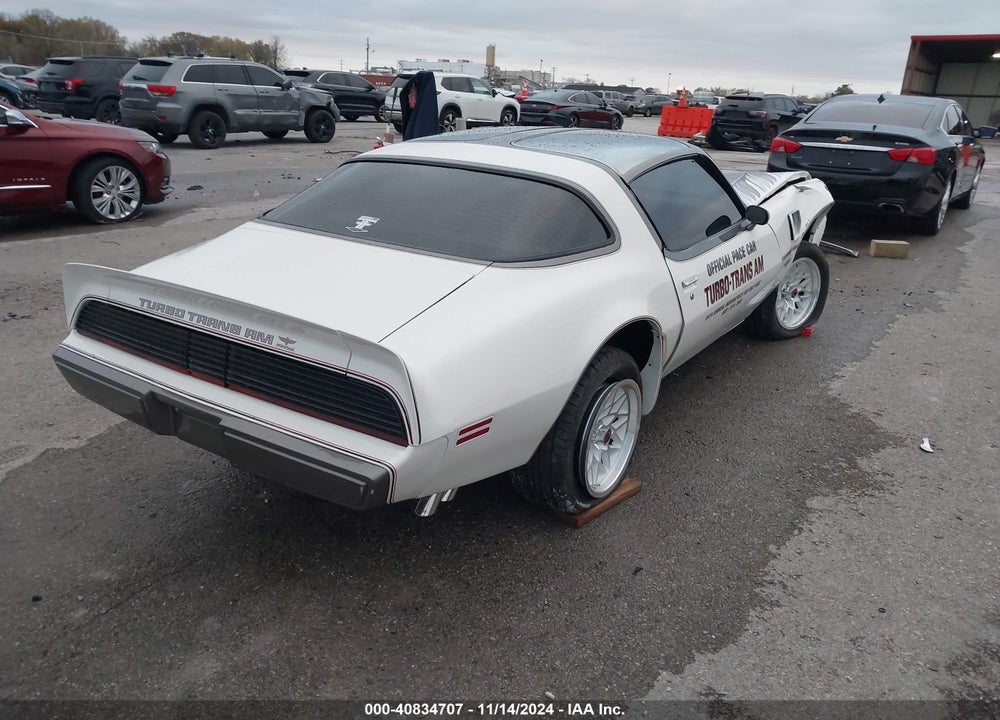1980 PONT FIREBIRD TRANS AM SE VIN: 2X87TAN132948