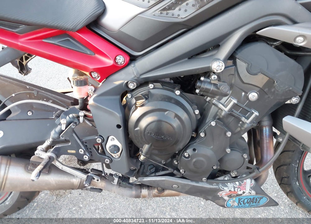 2014 TRIUMPH MOTORCYCLE STREET TRIPLE R VIN: SMTL03NE6ET626081