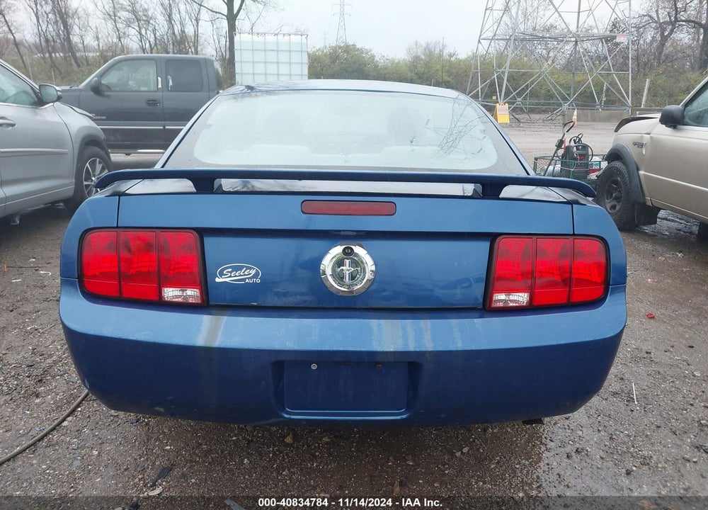 2006 FORD MUSTANG V6 VIN: 1ZVFT80N665212678