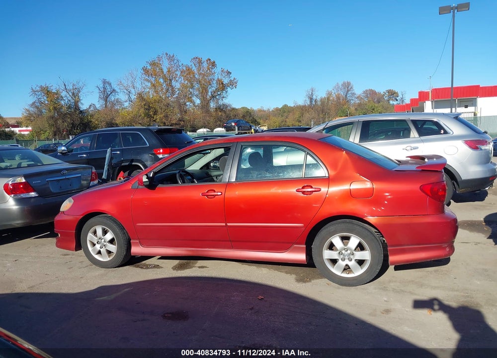 2008 TOYOTA COROLLA S VIN: 2T1BR32E88C937561