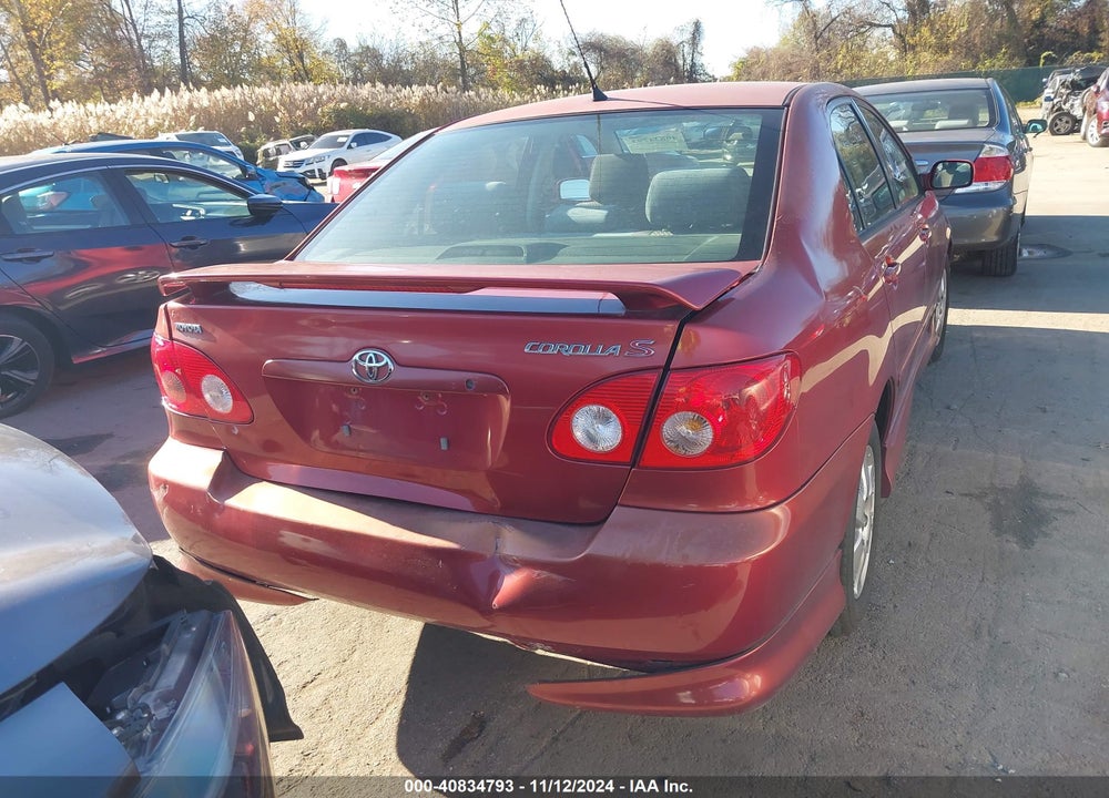 2008 TOYOTA COROLLA S VIN: 2T1BR32E88C937561