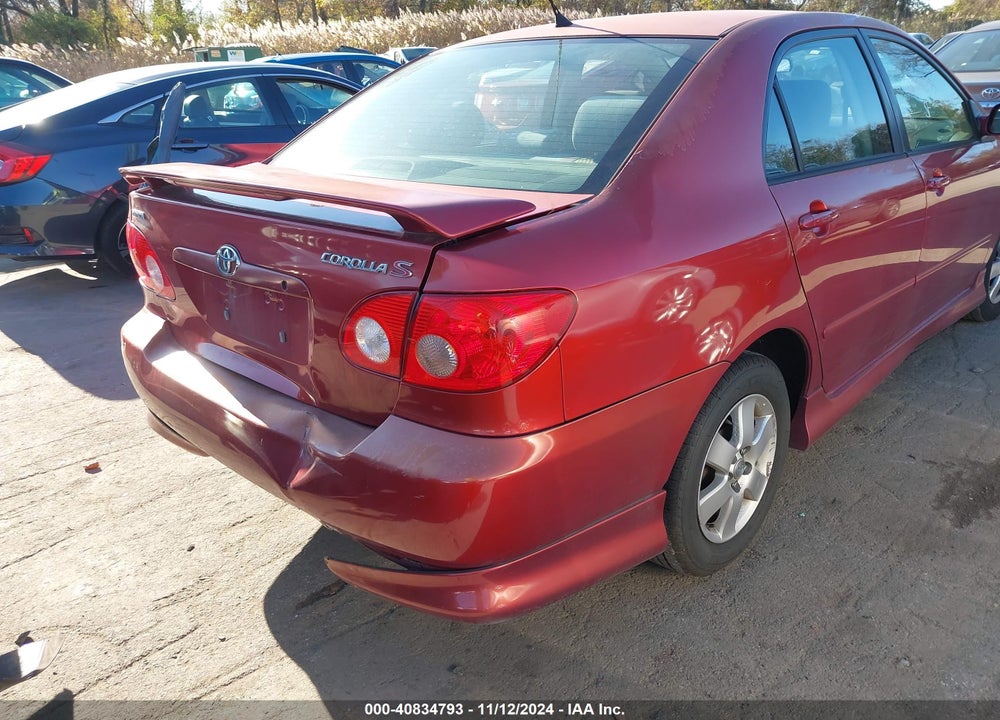 2008 TOYOTA COROLLA S VIN: 2T1BR32E88C937561