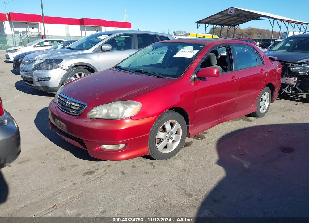 2008 TOYOTA COROLLA S VIN: 2T1BR32E88C937561