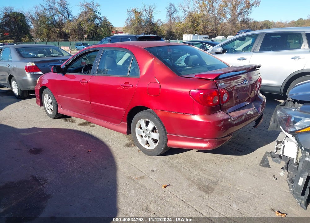 2008 TOYOTA COROLLA S VIN: 2T1BR32E88C937561