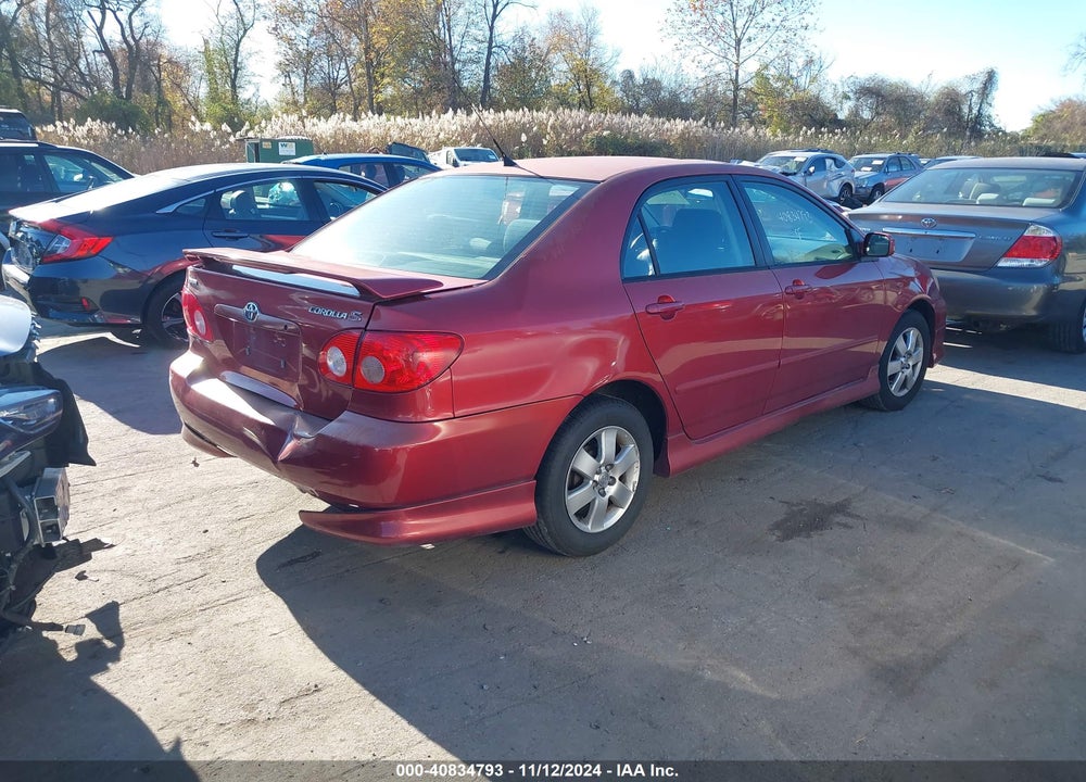 2008 TOYOTA COROLLA S VIN: 2T1BR32E88C937561