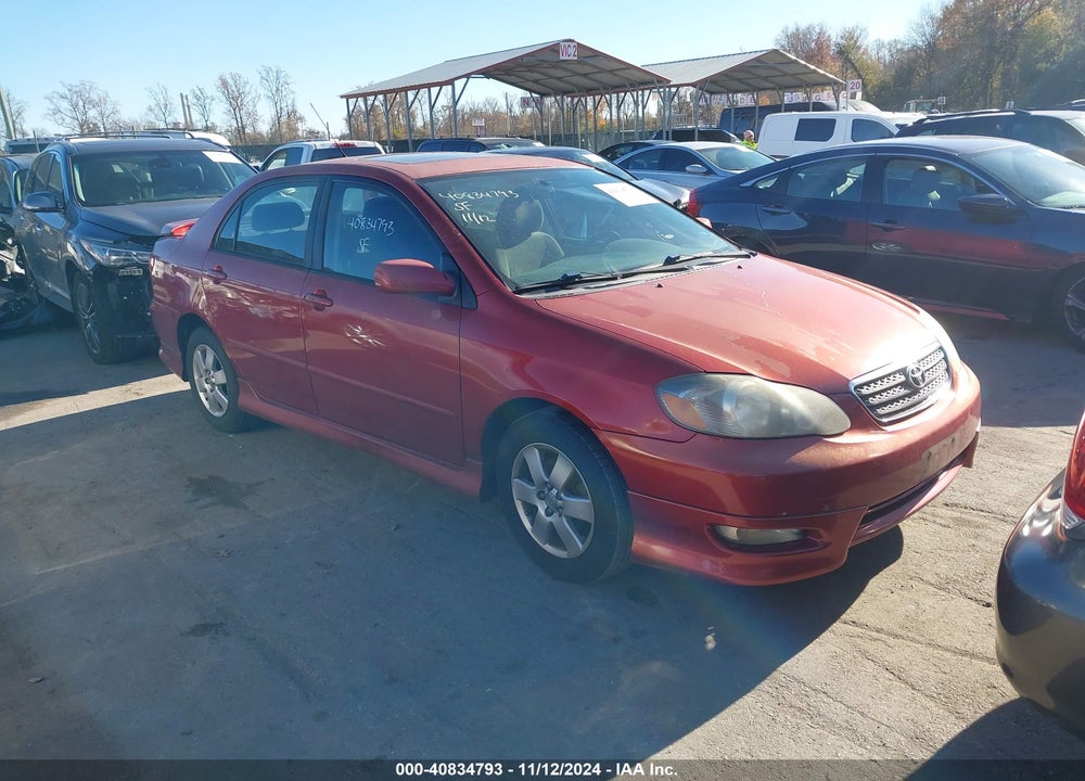 2008 TOYOTA COROLLA S VIN: 2T1BR32E88C937561