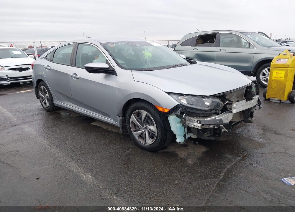 2019 HONDA CIVIC LX VIN: 19XFC2F65KE208202