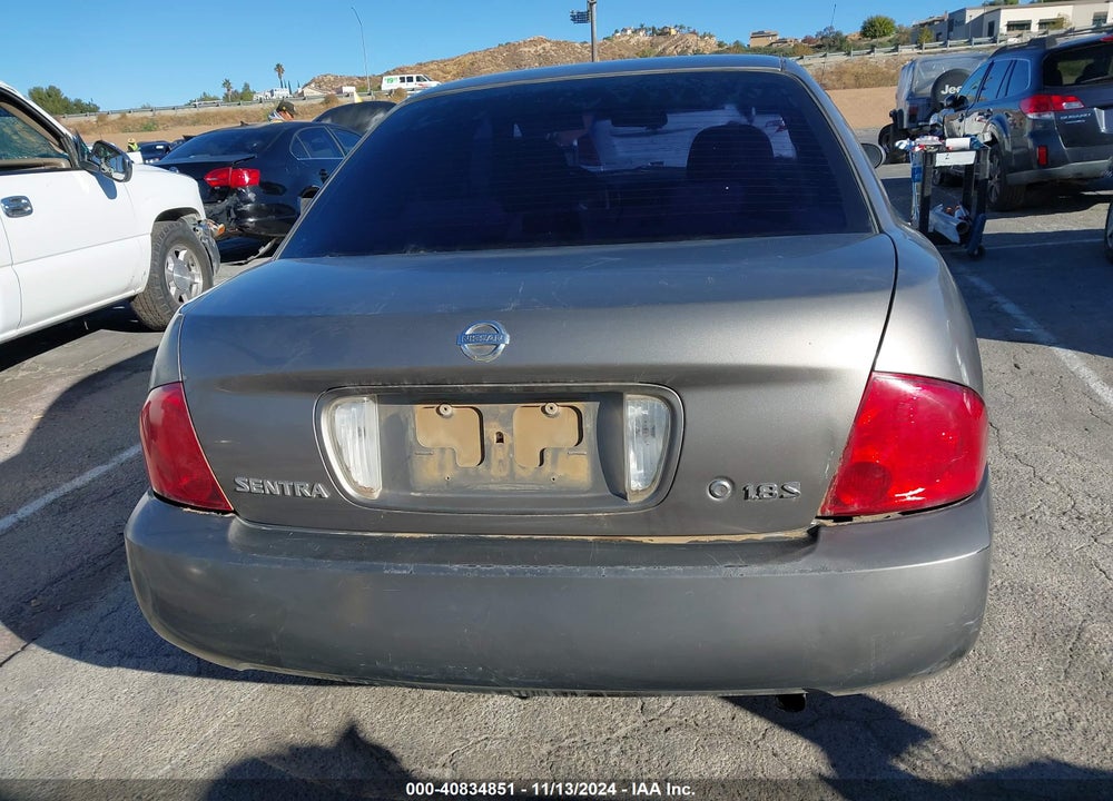 2006 NISSAN SENTRA 1.8S VIN: 3N1CB51D16L566995