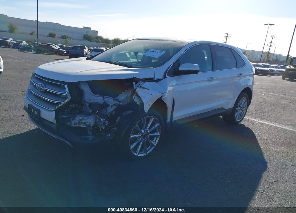 2017 FORD EDGE TITANIUM VIN: 2FMPK4K97HBC18177