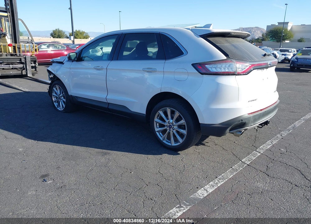 2017 FORD EDGE TITANIUM VIN: 2FMPK4K97HBC18177