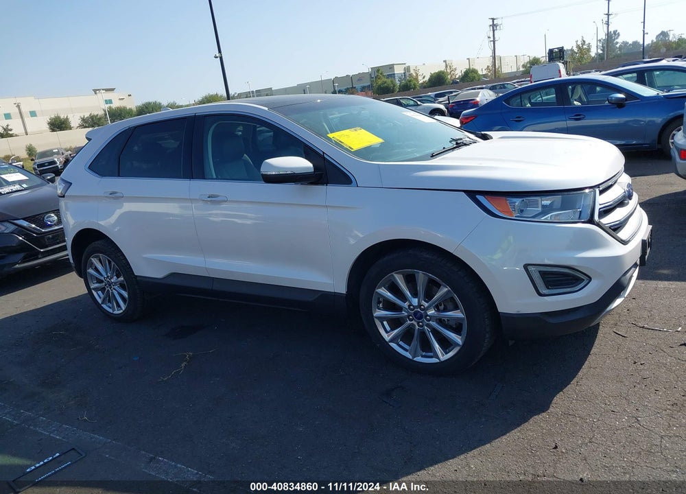 2017 FORD EDGE TITANIUM VIN: 2FMPK4K97HBC18177