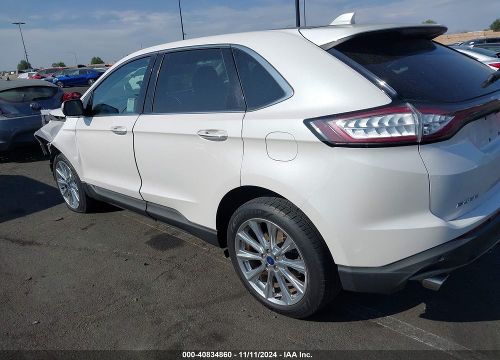 2017 FORD EDGE TITANIUM VIN: 2FMPK4K97HBC18177