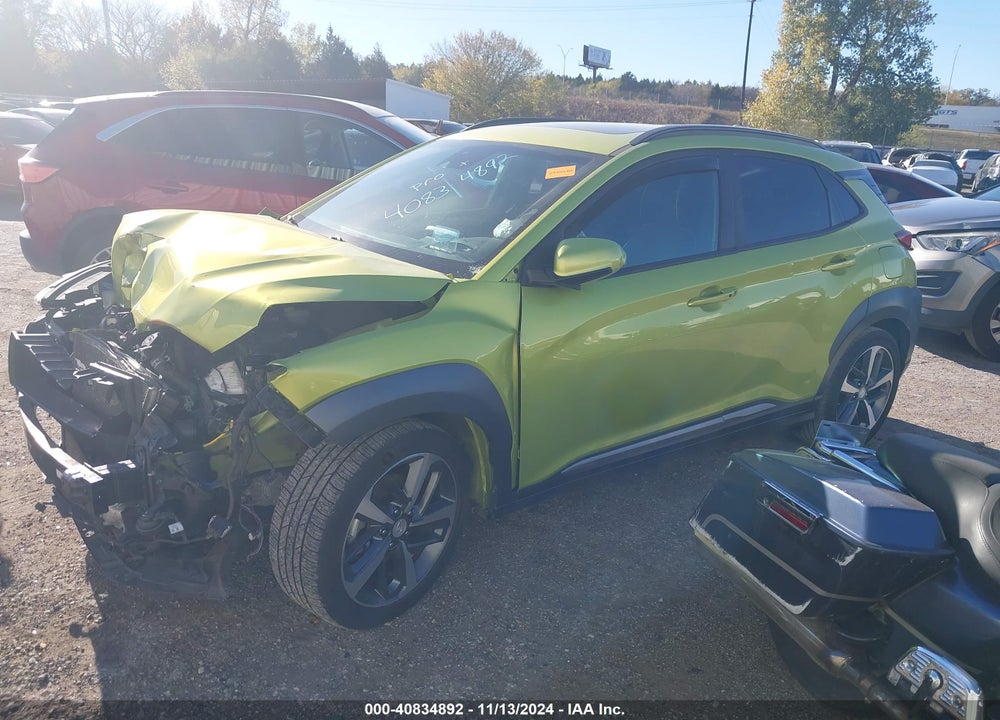 2019 HYUNDAI KONA ULTIMATE VIN: KM8K53A55KU219209