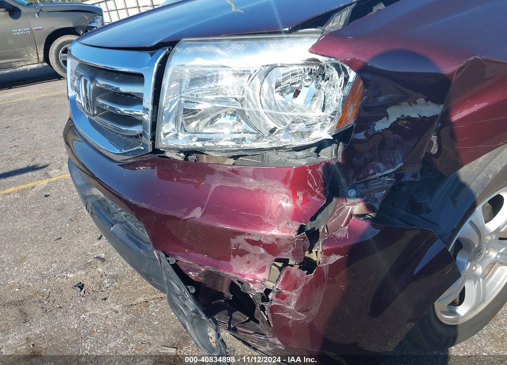 2013 HONDA PILOT EX VIN: 5FNYF3H47DB016326