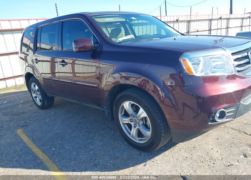2013 HONDA PILOT EX VIN: 5FNYF3H47DB016326