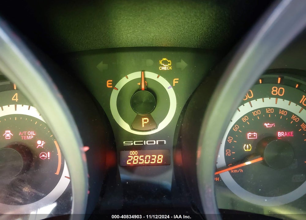 2012 SCION TC BASE (A6) VIN: JTKJF5C72C3041315