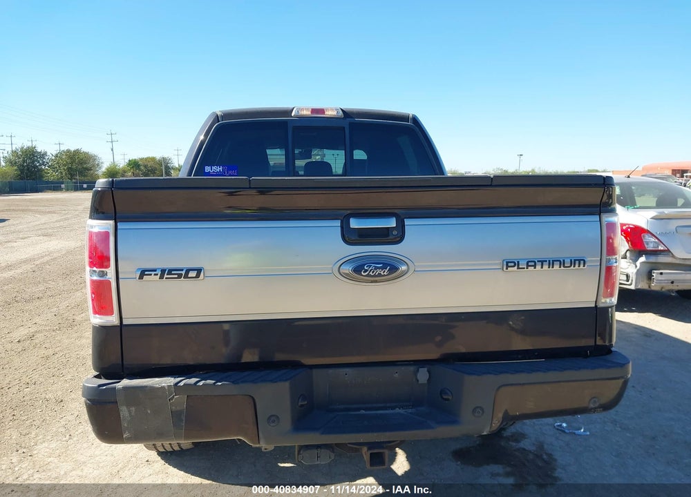 2013 FORD F-150 PLATINUM VIN: 1FTFW1ET1DFA30130