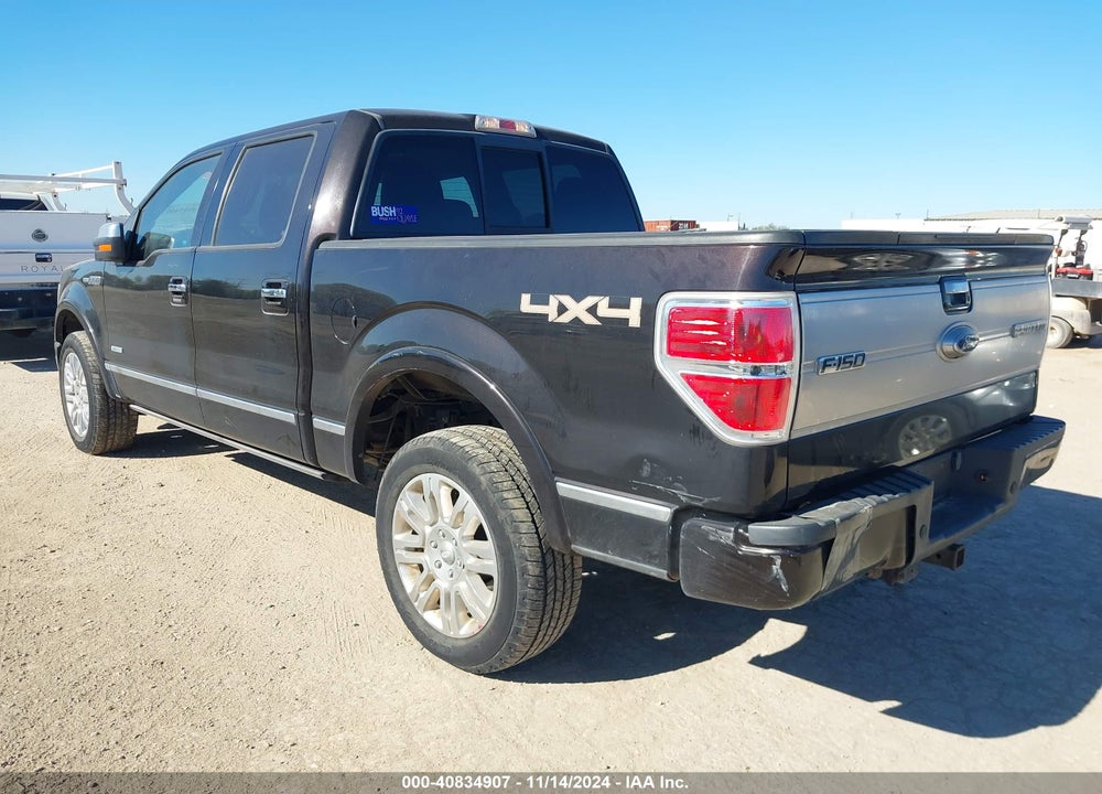 2013 FORD F-150 PLATINUM VIN: 1FTFW1ET1DFA30130