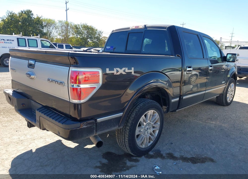 2013 FORD F-150 PLATINUM VIN: 1FTFW1ET1DFA30130