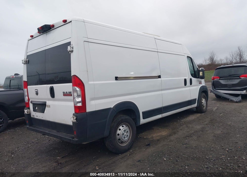 2021 RAM PROMASTER 2500 HIGH ROOF 159 WB VIN: 3C6LRVDG8ME521396