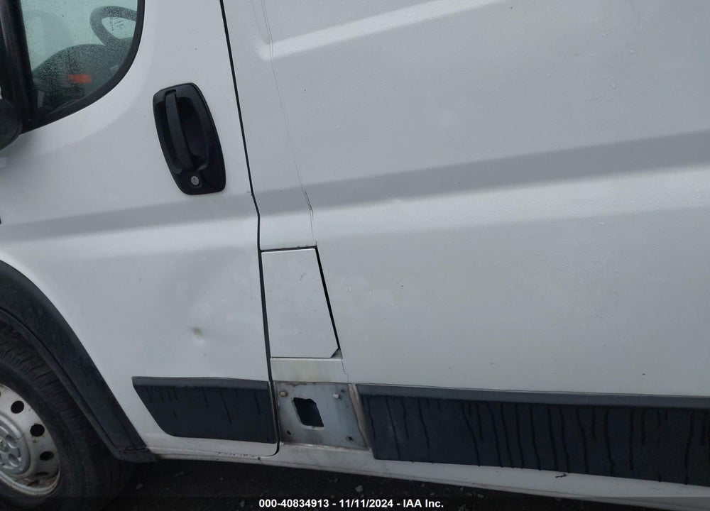 2021 RAM PROMASTER 2500 HIGH ROOF 159 WB VIN: 3C6LRVDG8ME521396
