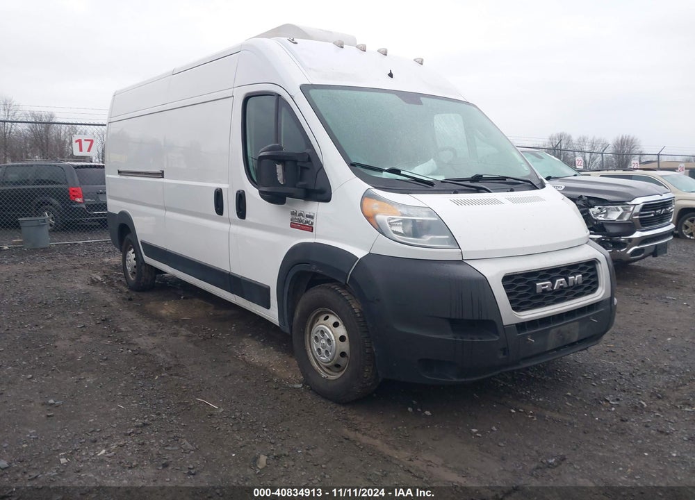 2021 RAM PROMASTER 2500 HIGH ROOF 159 WB VIN: 3C6LRVDG8ME521396