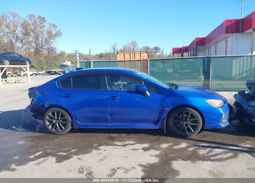 2018 SUBARU WRX PREMIUM VIN: JF1VA1B64J9815976