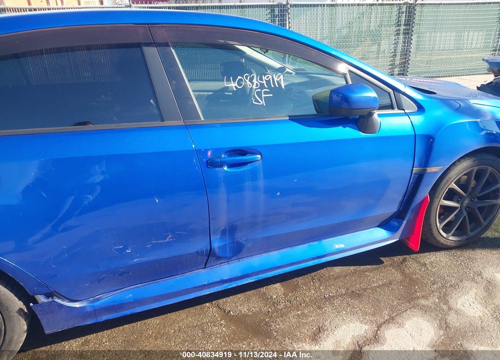 2018 SUBARU WRX PREMIUM VIN: JF1VA1B64J9815976