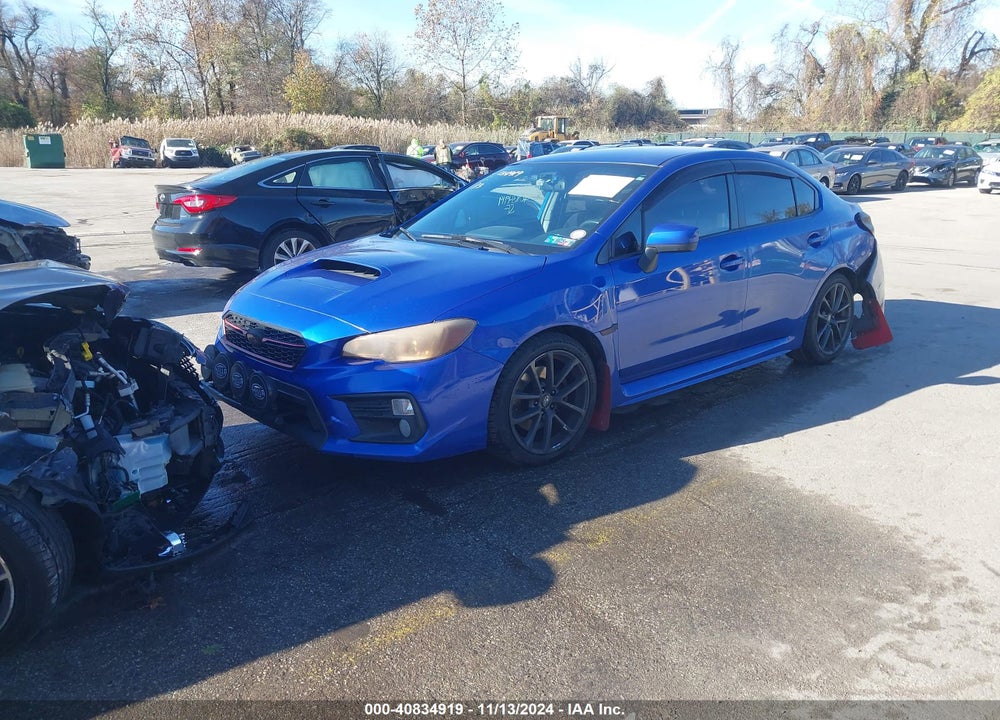2018 SUBARU WRX PREMIUM VIN: JF1VA1B64J9815976