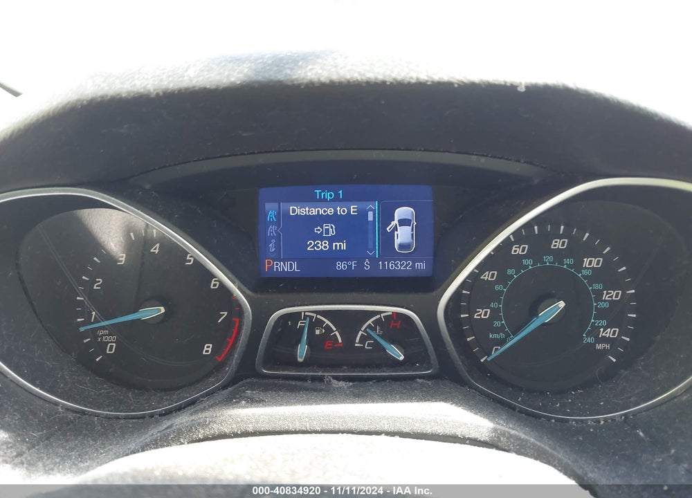 2013 FORD FOCUS SE VIN: 1FADP3K27DL247846